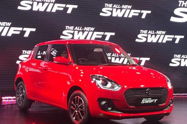 auto expo maruti suzuki launches new swift hatchback 293109