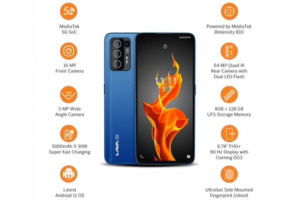  lava launches of its first 5g smartphone at rs 19999 495843