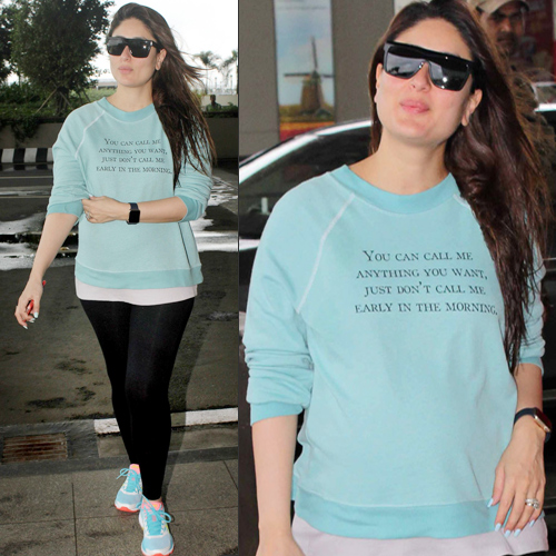 Kareena Kapoor s casual look at the airport Part 1 khaskhabar