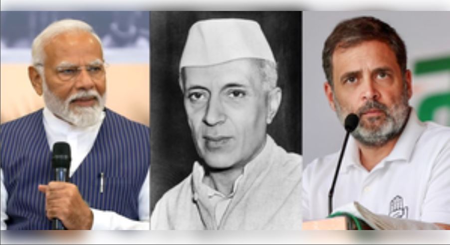 PM Modi and Rahul Gandhi along with other bigwigs paid tribute on the birth anniversary of Pandit Jawaharlal Nehru - Delhi News in Hindi