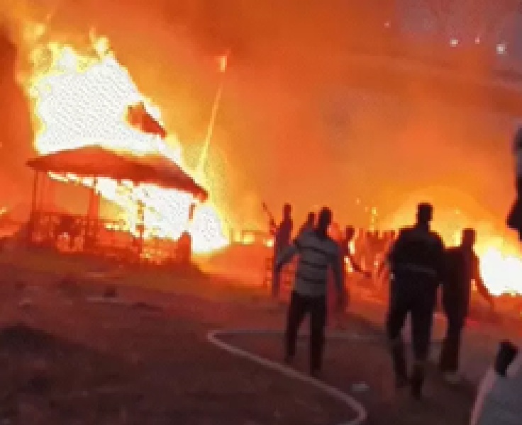 Fire breaks out again in Mahakumbh: Fourth major incident in 28 days - Mahakumbh nagar News in Hindi