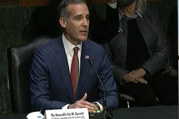 US Senate confirms Garcetti as ambassador to India - World News in Hindi