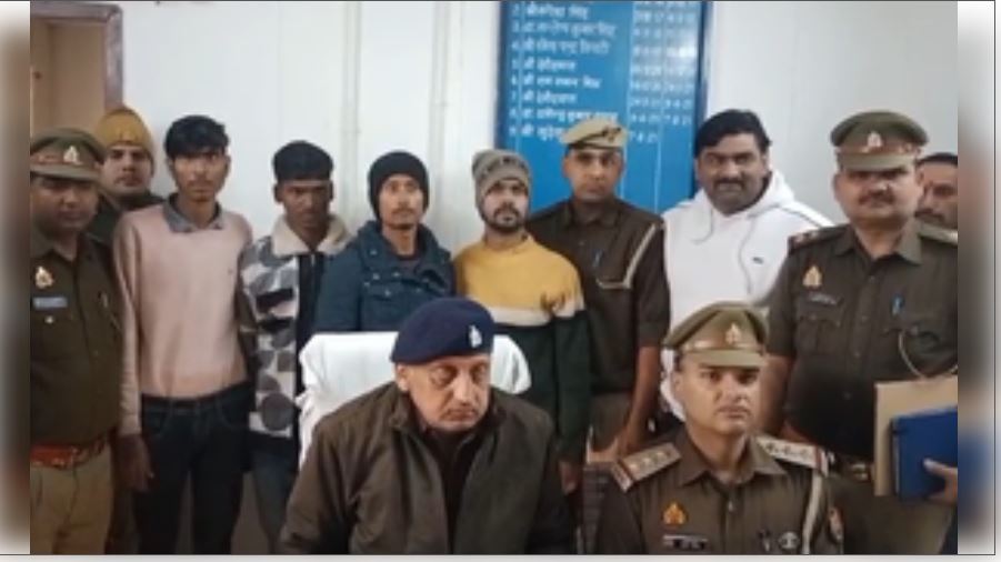 Ghaziabad: Four criminals arrested by GRP, phones, jewelry and laptops worth lakhs recovered - Ghaziabad News in Hindi