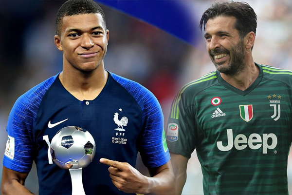 Paris Saint-Germain goalkeeper Gianluigi Buffon praised Kylian Mbappe - Football News in Hindi