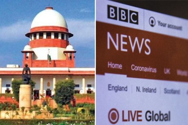 Supreme Court to consider plea against ban on BBC documentary - Delhi News in Hindi