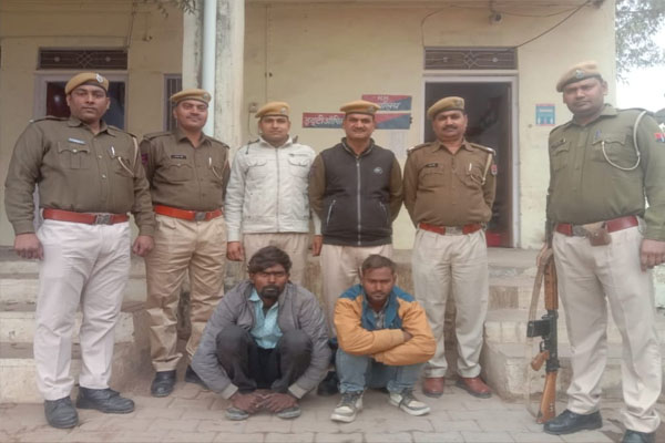 रीको क्षेत्र की पाइप फैक्ट्रियों में चोरी की वारदात : दो आरोपी 9.50 लाख रुपये के माल समेत गिरफ्तार