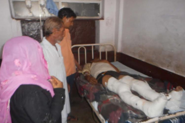 Six injured in Maruti van-Bolero accidient - Bharatpur News in Hindi