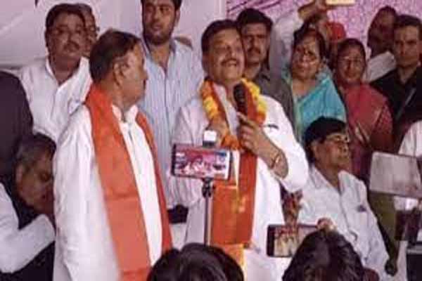 BJP wants to destroy the countrys constitution: Shivpal - Mainpuri News in Hindi