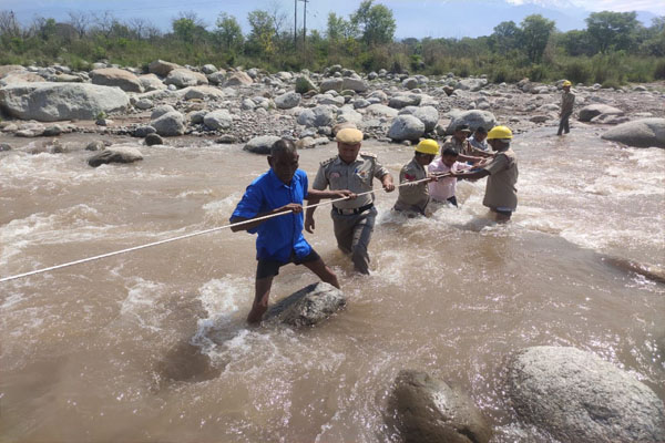 Assessment of preparedness to deal with flood-landslides by mock drill in Kangra district - Dharamshala News in Hindi