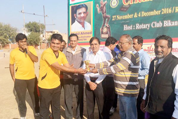 bikaner news : won Rotary Marudhara Cup by Midtown - Bikaner News in Hindi