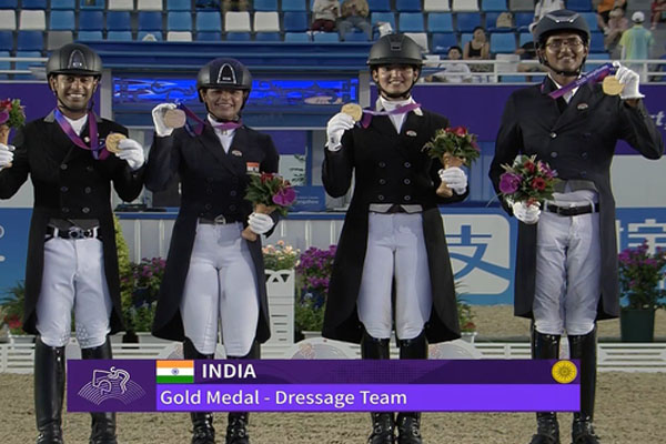 Asian Games 2023: India won gold in horse riding after 41 years - Sports News in Hindi