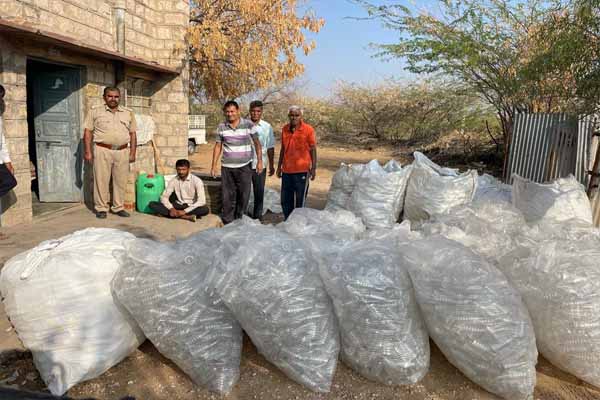 Illegal liquor crackdown, 3 cases registered, large quantity of liquor and goods seized - Jodhpur News in Hindi