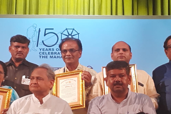Journalist Lokesh Kumar honored - Jaipur News in Hindi
