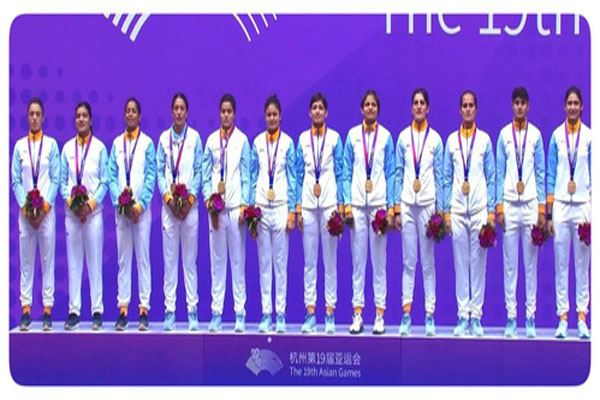Indian womens Kabaddi team won gold again, defeated Chinese Taipei by one point in the final. - Sports News in Hindi