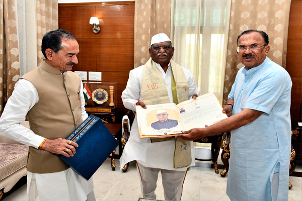 Assembly Speaker and Rajya Sabha MP Madan Rathore met the Governor - Jaipur News in Hindi