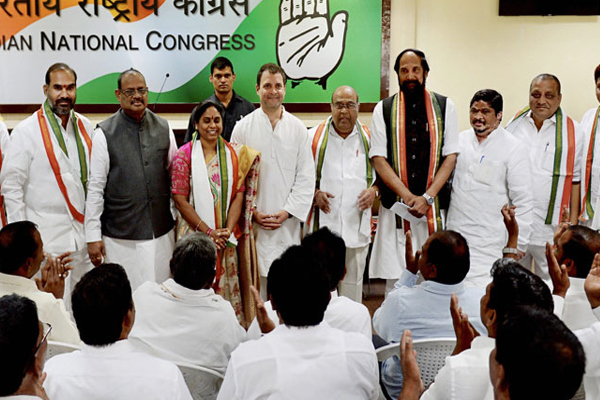 Former Telangana BJP Leader Nagam Janardhan Reddy Joins Congress - Delhi News in Hindi