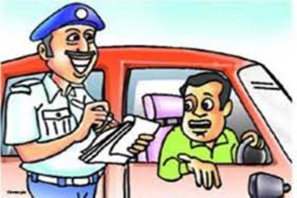 Undercut 61 invoices charged a fine of Rs 12,600 - Una News in Hindi