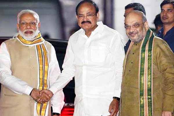 venkaiah naidu win vice president election of india - Delhi News in Hindi