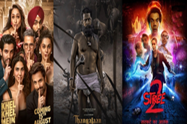 Many big films including Stree 2 Veda Akshay Kumar Khel Khel Mein are releasing on 15 August - Bollywood News in Hindi