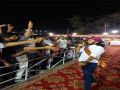 Celebration till late night with bhajans and patriotic songs