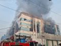 A major fire broke out at a factory in the industrial area of Haryana Sonipat