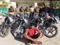 Gangster of bike thieves arrested along with nine stolen motorcycles