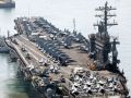 US aircraft carrier arrives in South Korea