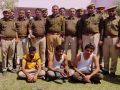Miscreants running away after stealing Scorpio from Jaisalmer opened fire on Barmer police, three miscreants arrested