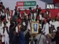Joint rally of Samajwadi Party and Rashtriya Lok Dal in Meerut
